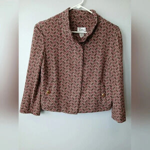 Lilly Pulitzer women's 0 #66197 Valeria Smores Blazer Jacket Office Wear